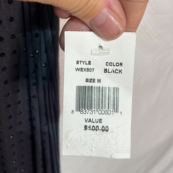 Wessex M deep charcoal tank w/black beads tank longer style viscose nwt vintage - Picture 10 of 11